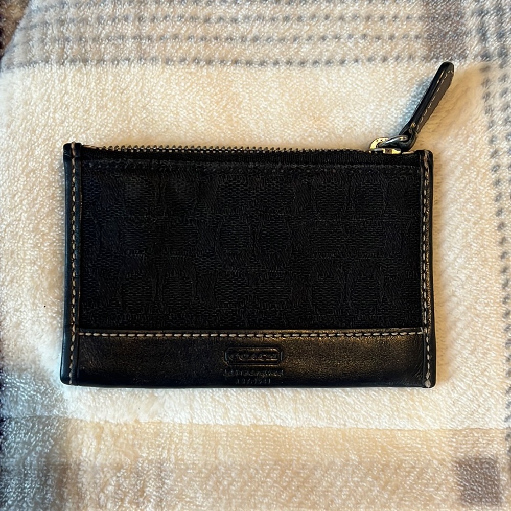 Coach card/change purse